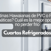 ¿Cortinas Hawaianas de PVC o Puertas Automáticas? Cuál es la mejor opción para no perder frío